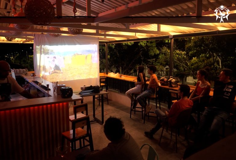 Foto proyección gastrobar